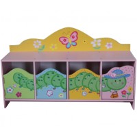Mobilier tematic Butterfly cu 4 compartimente de stocare cu usi din lemn MDF Liberty House Mobilier tematic Butterfly cu 4 compartimente de stocare cu usi din lemn MDF Liberty House